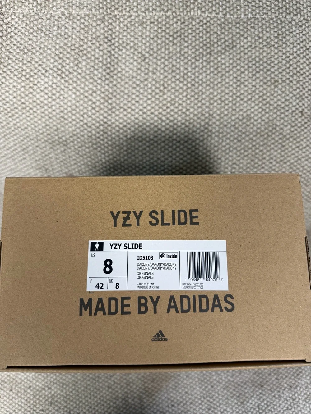 adidas YZY Slide Size 8